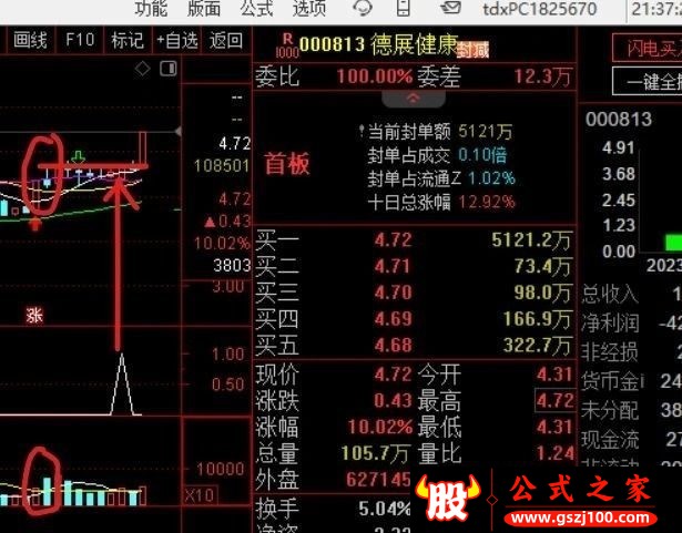 通达信某音超火的【首板十字星】副图/选股 抓板抓主升